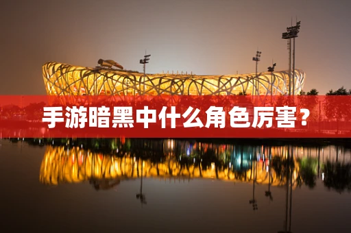 手游暗黑中什么角色厉害？