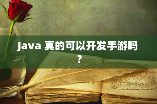 Java 真的可以开发手游吗？