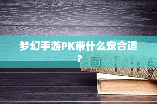 梦幻手游PK带什么宠合适？