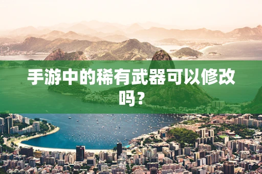 手游中的稀有武器可以修改吗？