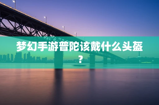 梦幻手游普陀该戴什么头盔？