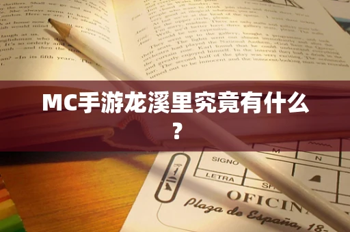 MC手游龙溪里究竟有什么？