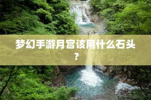 梦幻手游月宫该用什么石头？