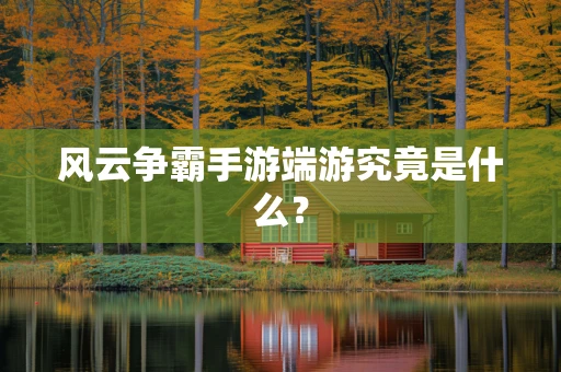 风云争霸手游端游究竟是什么？