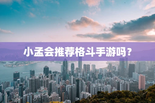 小孟会推荐格斗手游吗？