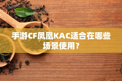手游CF凤凰KAC适合在哪些场景使用？