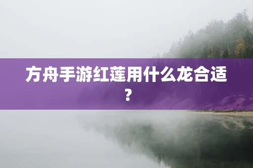 方舟手游红莲用什么龙合适？