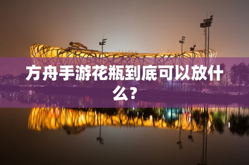 方舟手游花瓶到底可以放什么？