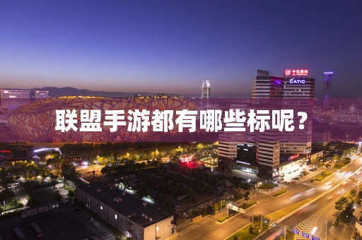 联盟手游都有哪些标呢？