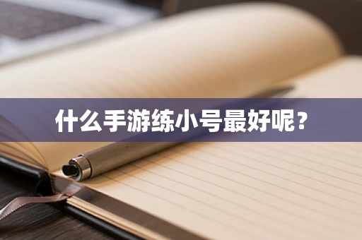 什么手游练小号最好呢？
