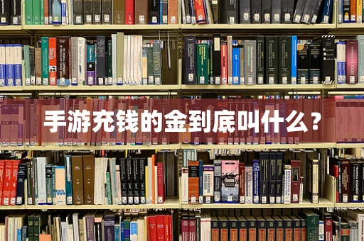 手游充钱的金到底叫什么？