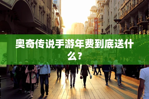奥奇传说手游年费到底送什么？