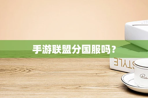 手游联盟分国服吗？